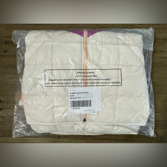 NWT FP Movement x Hatch Pippa Packable Puffer - Small - Ivory Chevron Combo - Picture 6 of 7